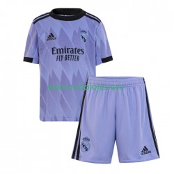 Camisola Real Madrid Criança Equipamento Segundo 2022-2023 Manga Curta